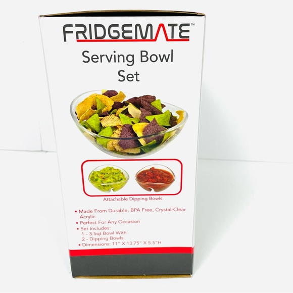 Gourmet Fridgemate 3 Piece Serving Bowl Set - Picture 5 of 5